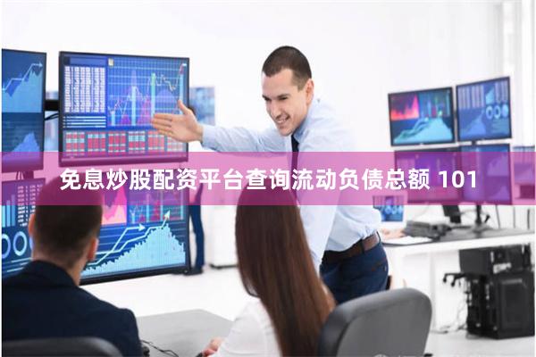 免息炒股配资平台查询流动负债总额 101
